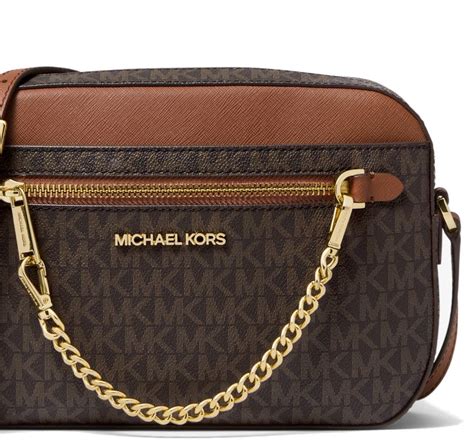 michael kors brown crossbody 32f8gf5m2b|Jet Set Medium Logo Crossbody Bag .